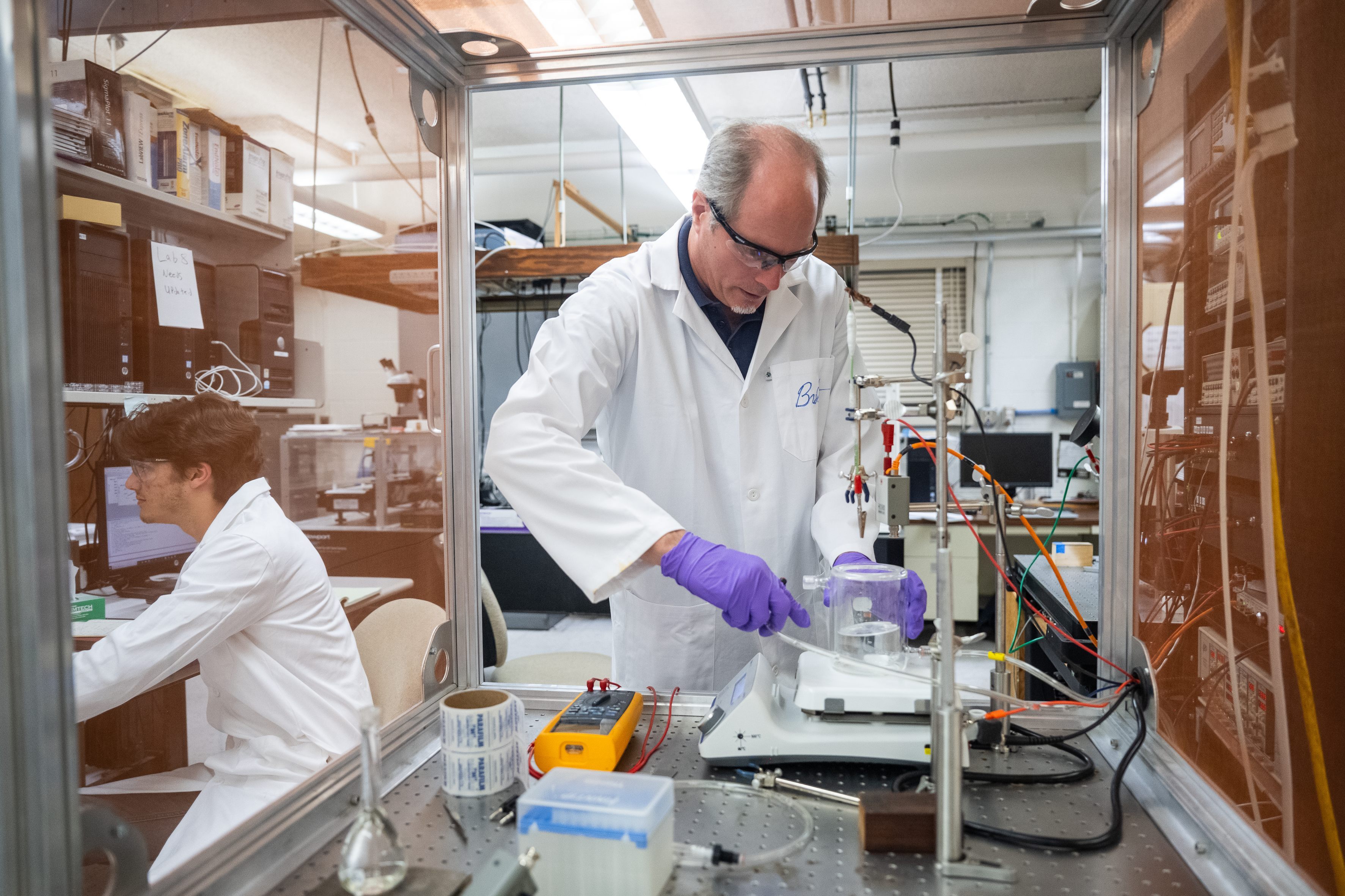 Research with student Grossman and Prof. Flanders